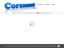 Tablet Screenshot of corsamat.com